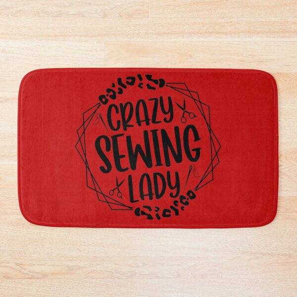 Item preview, Crazy Sewing Lady designed and sold by DesignRebel138.