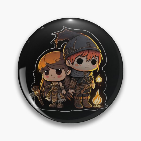 Item preview, Cute Chibi Sis Vs Bro Adventurers designed and sold by RoboRembrandt.