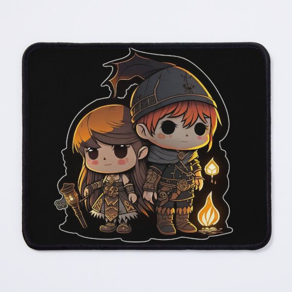 Item preview, Cute Chibi Sis Vs Bro Adventurers designed and sold by RoboRembrandt.