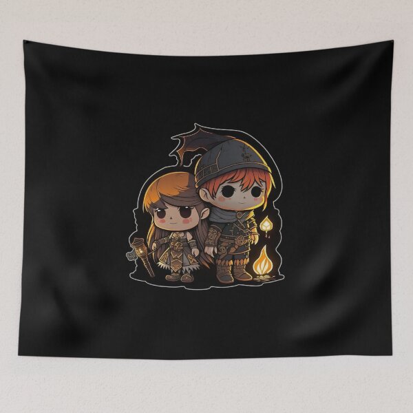 Item preview, Cute Chibi Sis Vs Bro Adventurers designed and sold by RoboRembrandt.