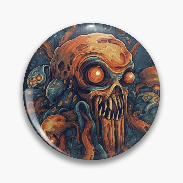 Artikelvorschau, Space Demon Skull Tintenfisch ausgeschnitten entworfen und verkauft von JPsCreatorium.