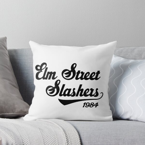 Item preview, Elm Street Slashers Baseball Shirt (Black Font) designed and sold by HorrorFanatics.