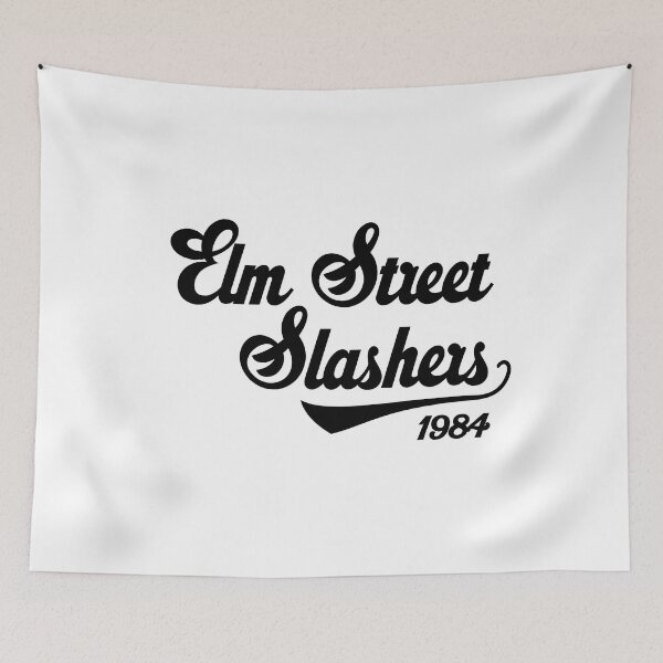 Item preview, Elm Street Slashers Baseball Shirt (Black Font) designed and sold by HorrorFanatics.