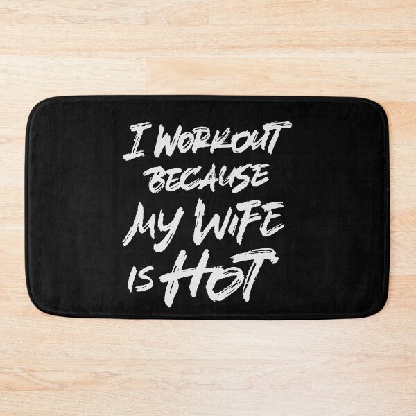 Item preview, I Workout Because My Wife Is Hot designed and sold by Zagach Letters.
