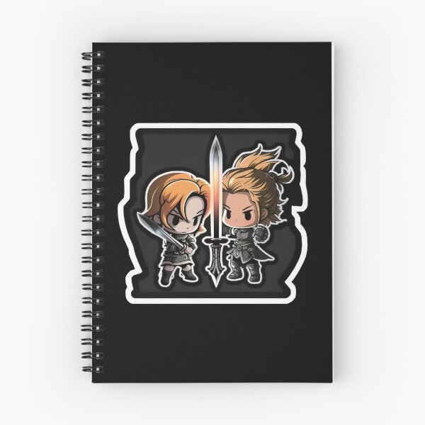 Item preview, Cute Chibi Sis Vs Bro Adventurers designed and sold by RoboRembrandt.