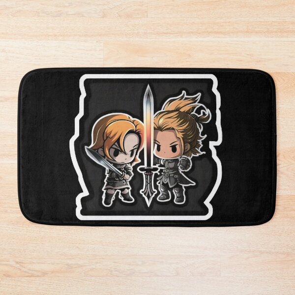 Item preview, Cute Chibi Sis Vs Bro Adventurers designed and sold by RoboRembrandt.
