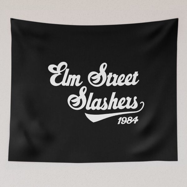 Item preview, Elm Street Slashers Baseball Shirt (White Font) designed and sold by HorrorFanatics.