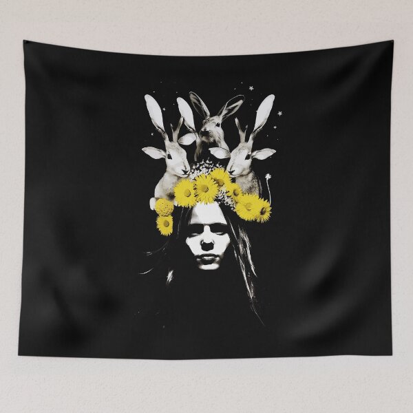 Item preview, Pagan Easter Rabbit Head Girl designed and sold by All Souls Dream.