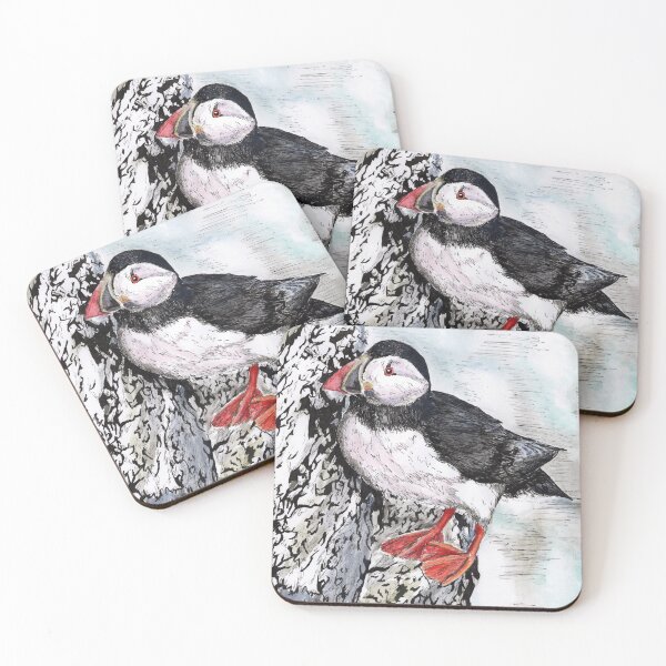 Item preview, the puffin on the cliff designed and sold by JoeEJackson.