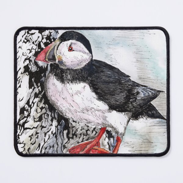 Item preview, the puffin on the cliff designed and sold by JoeEJackson.