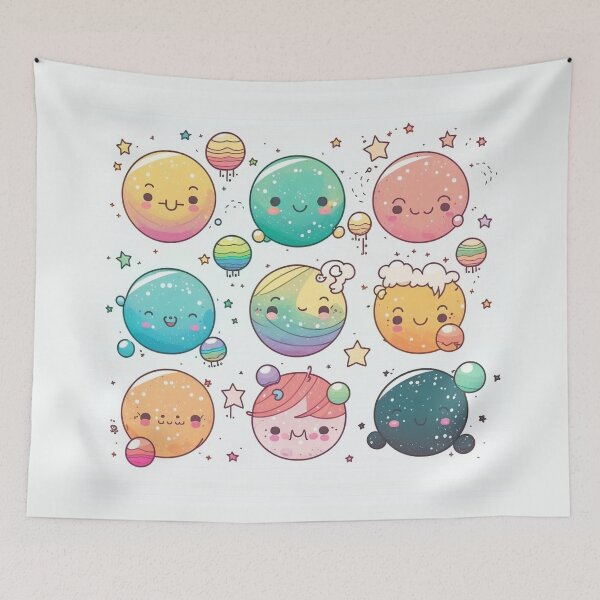 Item preview, Colorful planets designed and sold by NxtGenArt.