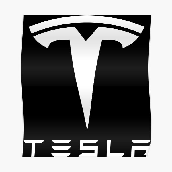 tesla electronic car posters redbubble tesla electronic car posters redbubble