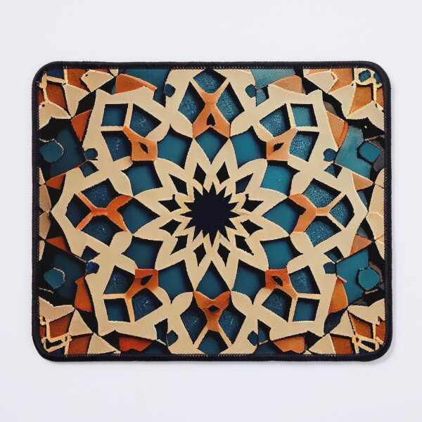 Item preview, Ancient Moroccan Pattern Digital Painting designed and sold by CodeAndColors.