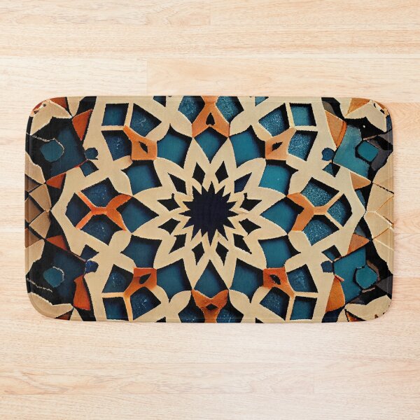 Item preview, Ancient Moroccan Pattern Digital Painting designed and sold by CodeAndColors.