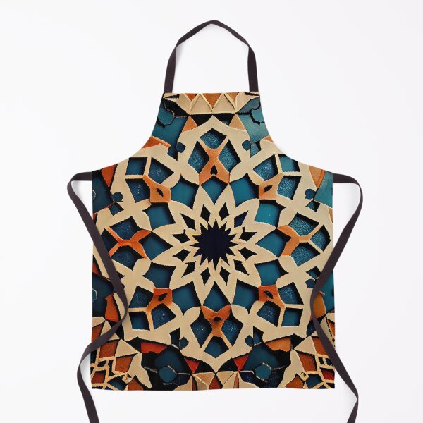 Item preview, Ancient Moroccan Pattern Digital Painting designed and sold by CodeAndColors.