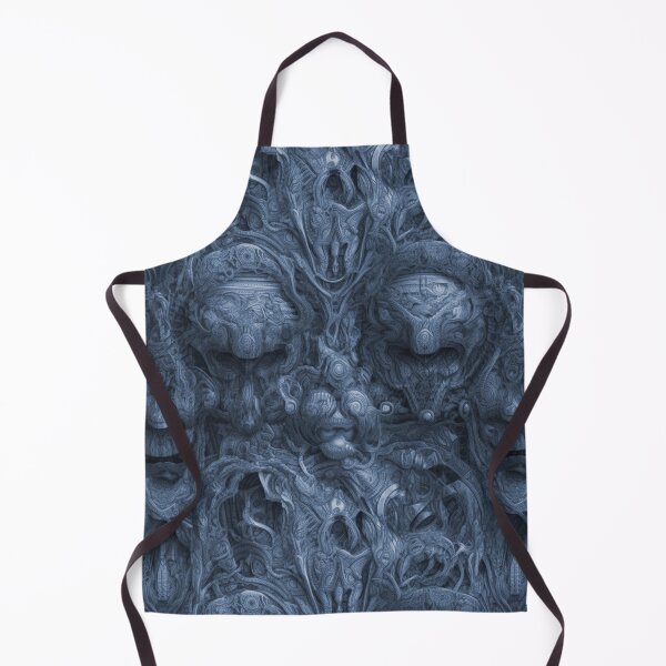 Item preview, Spooky Giger-esque Seamless Pattern designed and sold by The Great Land of Snark!.