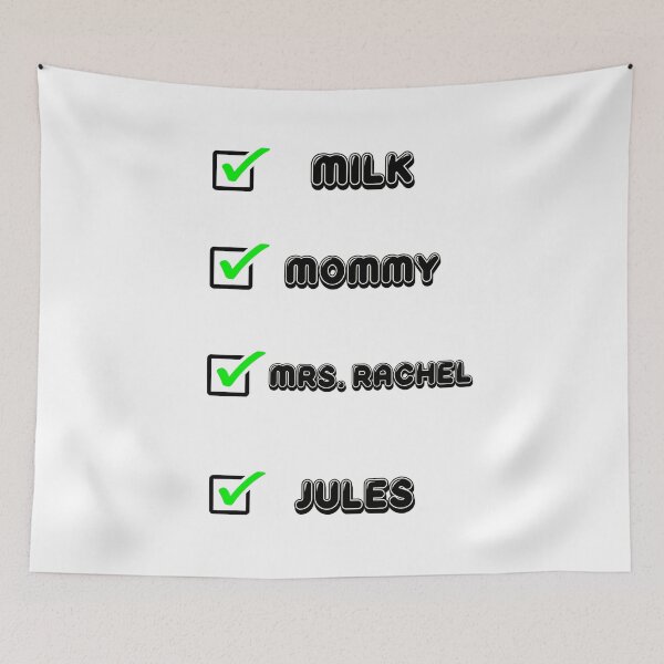 Item preview, Mrs. Rachel - milk,mommy,mrs Rachel,Jules checklist  designed and sold by LucidTracings.