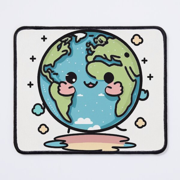 Item preview, Cute earth planet colorful designed and sold by NxtGenArt.