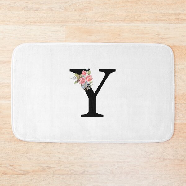 Item preview, Letter Y Botanical Monogram Y Floral Pink Rose Flowers Y Initial designed and sold by inspirationzgal.