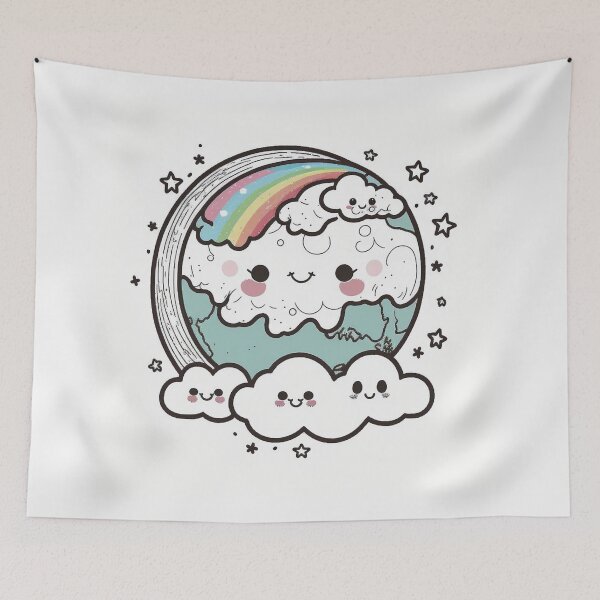 Item preview, Cute earth, our home.. unicorn style designed and sold by NxtGenArt.