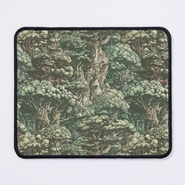 Item preview, Retro Hand Drawn Forest Seamless Pattern designed and sold by G2Creatives.