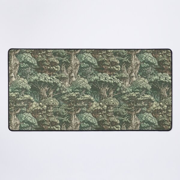Item preview, Retro Hand Drawn Forest Seamless Pattern designed and sold by G2Creatives.