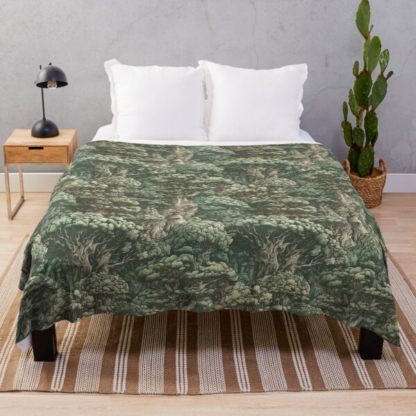 Item preview, Retro Hand Drawn Forest Seamless Pattern designed and sold by G2Creatives.
