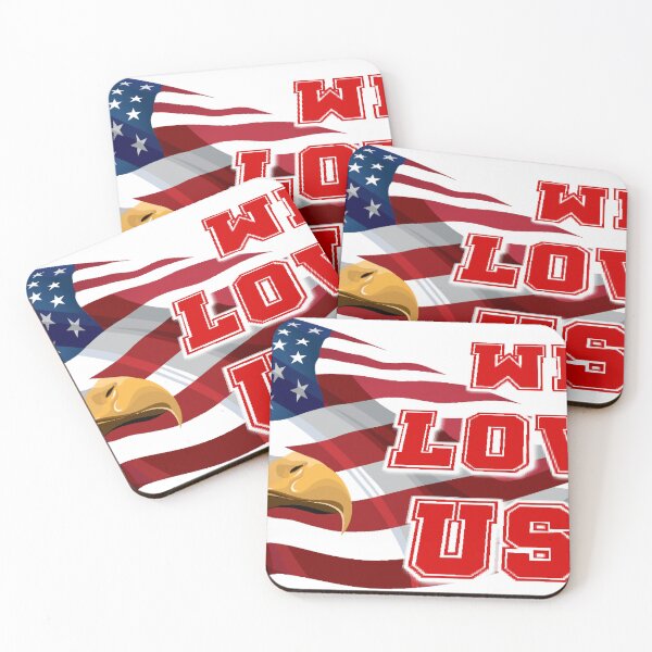 Item preview, we love usa designed and sold by MR LOVICE.
