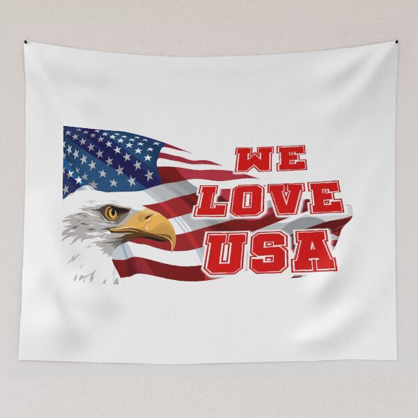 Item preview, we love usa designed and sold by MR LOVICE.