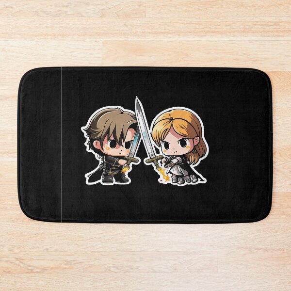 Item preview, Sis Vs Bro Cute Chibi Adventurers designed and sold by RoboRembrandt.