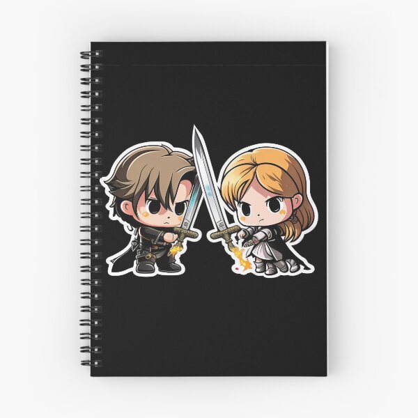 Item preview, Sis Vs Bro Cute Chibi Adventurers designed and sold by RoboRembrandt.