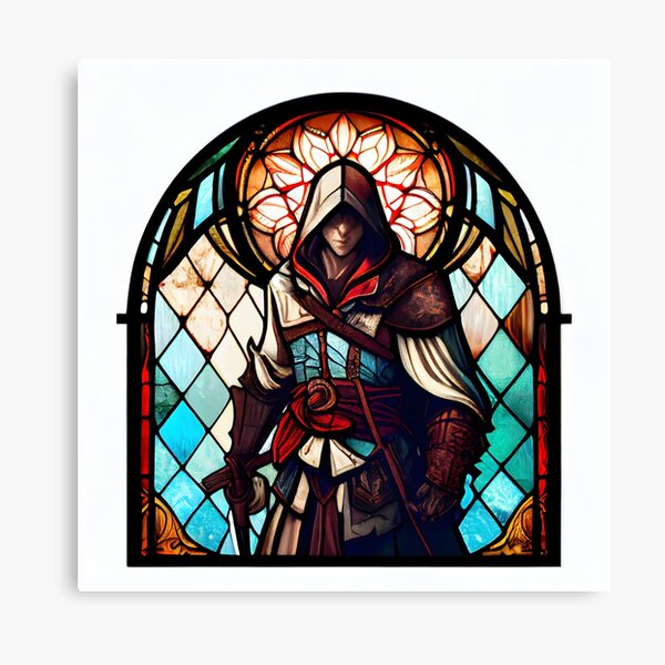 Assassin's Creed - Stained Glass Series - 1 Canvas Print