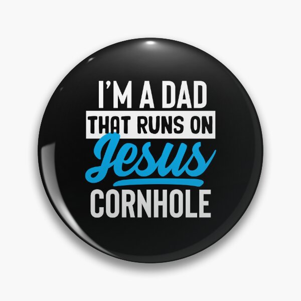 Item preview, I'm A Dad That Runs On Jesus Cornhole designed and sold by SunshineFruit.