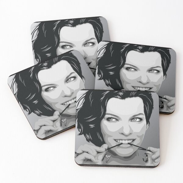 Item preview, Milla Jovovich Face Vetor designed and sold by masphie.