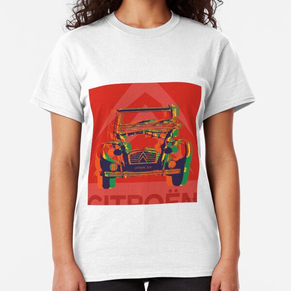 Custom pop art - Citroen 2CV Classic T-Shirt