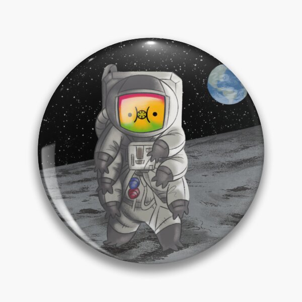 Item preview, Astronaut Tardigrade On The Moon designed and sold by carnabybeat.