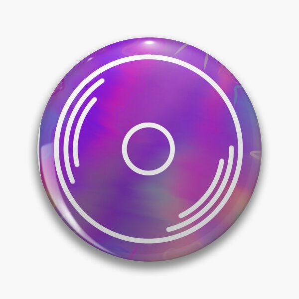 Artikelvorschau, Lila Disc im Retro-Look entworfen und verkauft von ArtemisJoy.