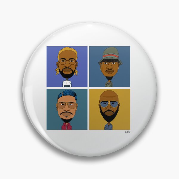 Item preview, Drawn portraits of 4 French rappers. designed and sold by Eric Sintès.