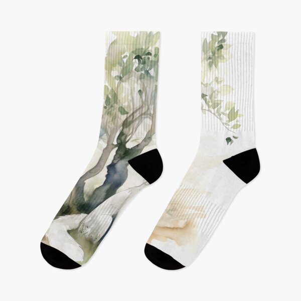 Item preview, White Fox Under the Tree Spring designed and sold by Matt's Artificial Nature.