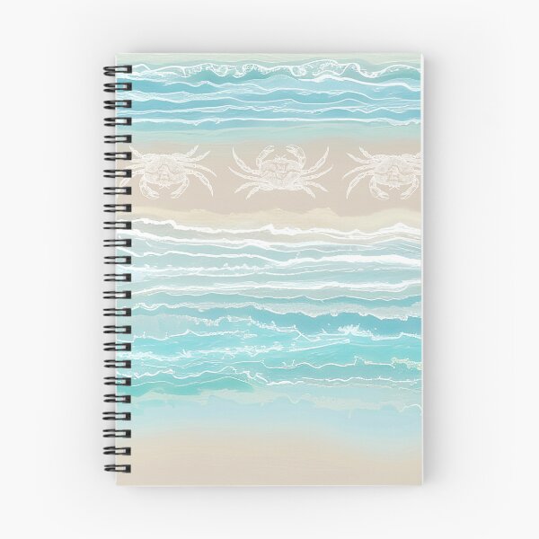 Item preview, Abstract Beach Design 292 crab Turquoise Sand designed and sold by artbylucie.