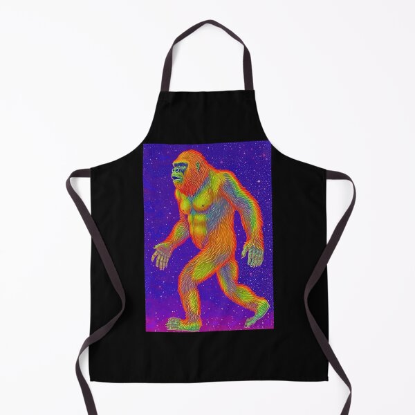 Artikelvorschau, Buntes Bigfoot Walking on LSD Trip - Trippy Art entworfen und verkauft von All Souls Dream.