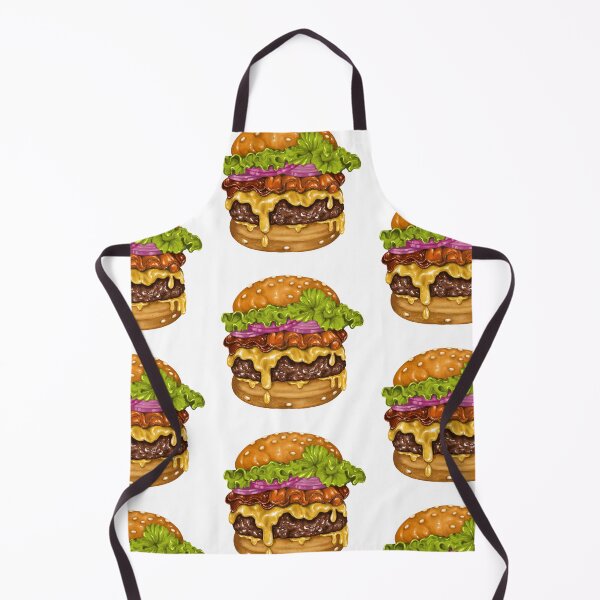 Item preview, Bacon Cheese Burger Art designed and sold by KatsCanvas.