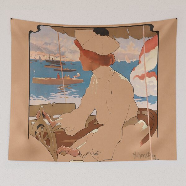 Item preview, Vintage Travel Poster - Monaco Exposition 1904 - Adolfo Hohenstein  designed and sold by Gin  Neko.