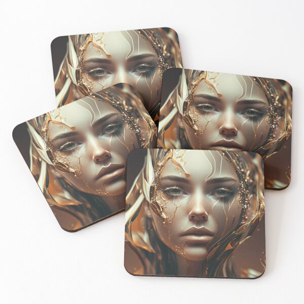 Item preview, Open AI - the golden woman designed and sold by MrRobotAI.