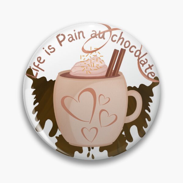 Item preview, Life is pain au chocolate designed and sold by Sisy04.