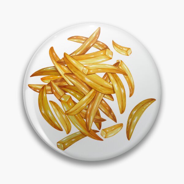 Item preview, French Fries Art designed and sold by KatsCanvas.