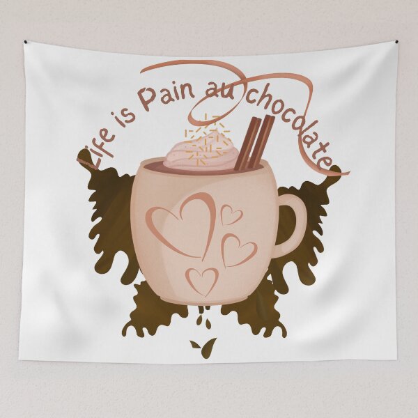 Item preview, Life is pain au chocolate designed and sold by Sisy04.