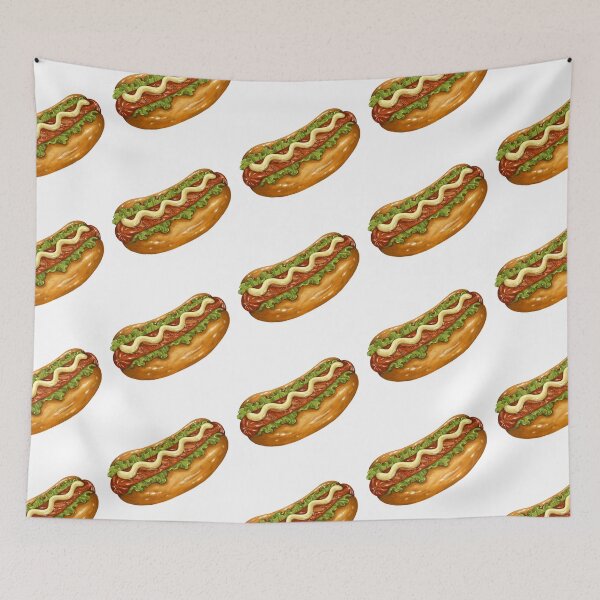 Item preview, Hot Dog Art designed and sold by KatsCanvas.