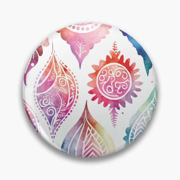 Item preview, A Bohemian Feather Pastel Watercolor Print - Boho Chic Patterns designed and sold by GVRDesign.