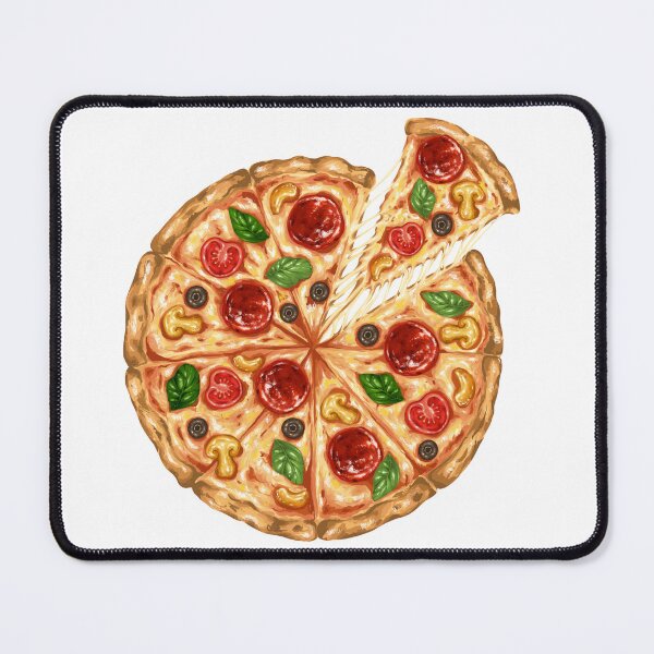 Item preview, Pepperoni Pizza Art designed and sold by KatsCanvas.